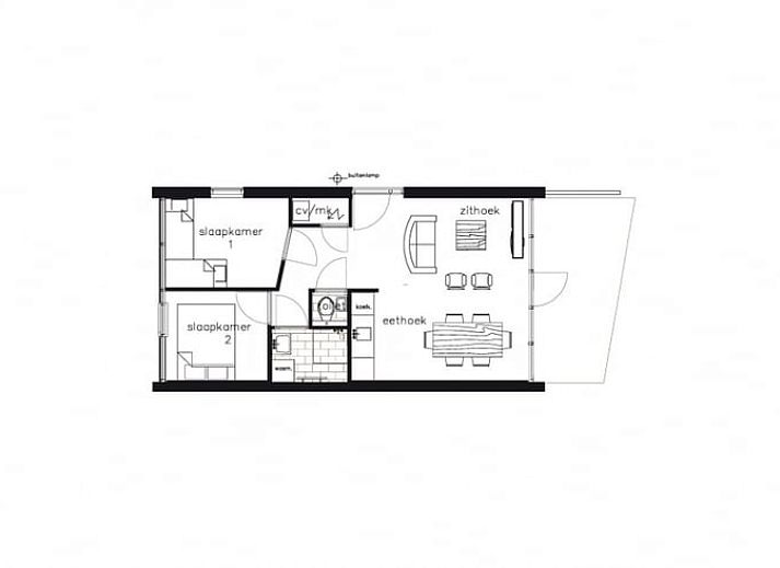 Unterkunft 080644 - Ferienhaus Fluessen - Vakantiehuis in Gaastmeer