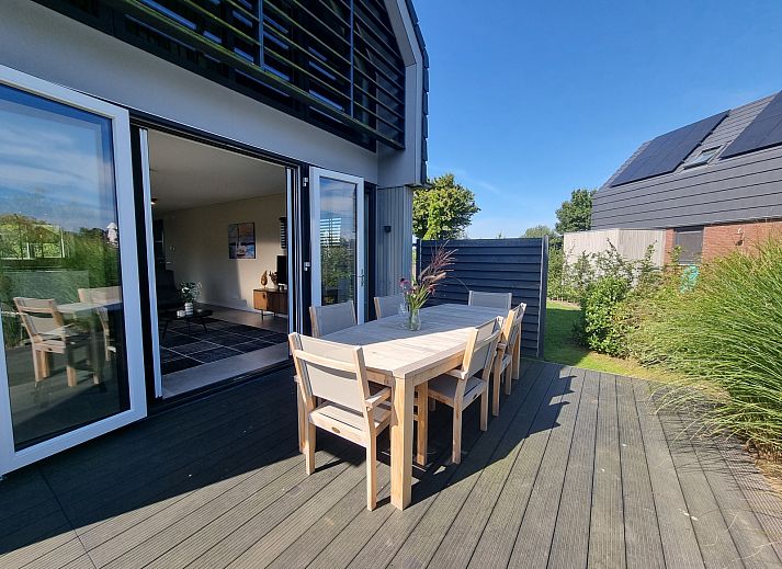 Helles Wohnzimmer des Ferienhauses FR503 in Balk, Slotermeer.