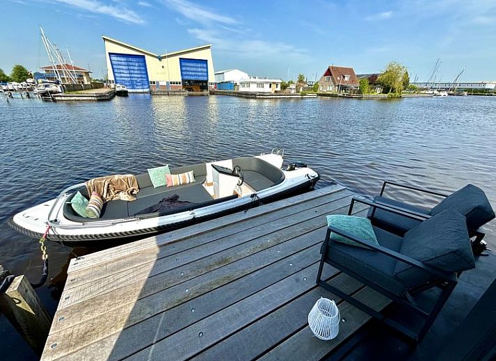 Unterkunft 091002 - Ferienhaus Slotermeer - Vakantiehuis Harboursuite Woudsend incl. motorboot