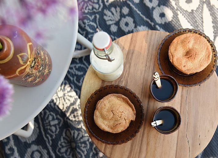 Geniessen Sie die Veranda im Ferienhaus in Echtenerbrug, Tjeukemeer, Friesische Seen.