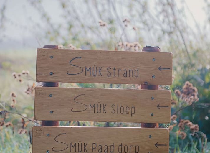 Houten deur in Vakantiehuisje in Echtenerbrug, een charmant detail van deze Friese vakantiewoning.