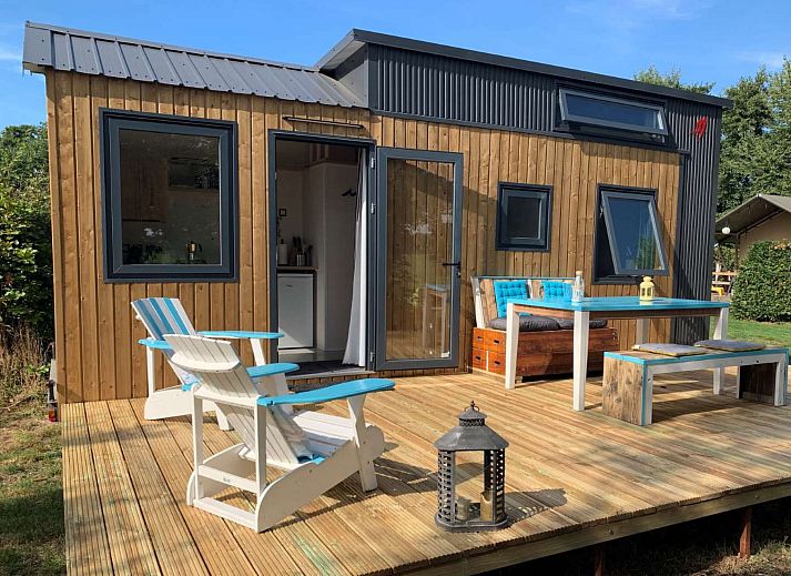 Verblijf 100226 - Vakantiewoning Tjeukemeer - Vakantiehuis Kampari - Tiny House - Lyts hûs