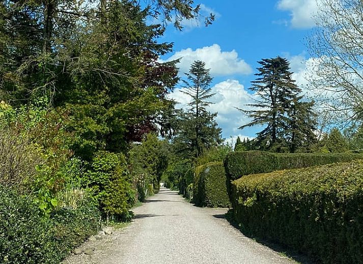 Charmantes Ferienhaus in Rohel, Friesische Seen, umgeben von einem ueppigen Garten und Natur.