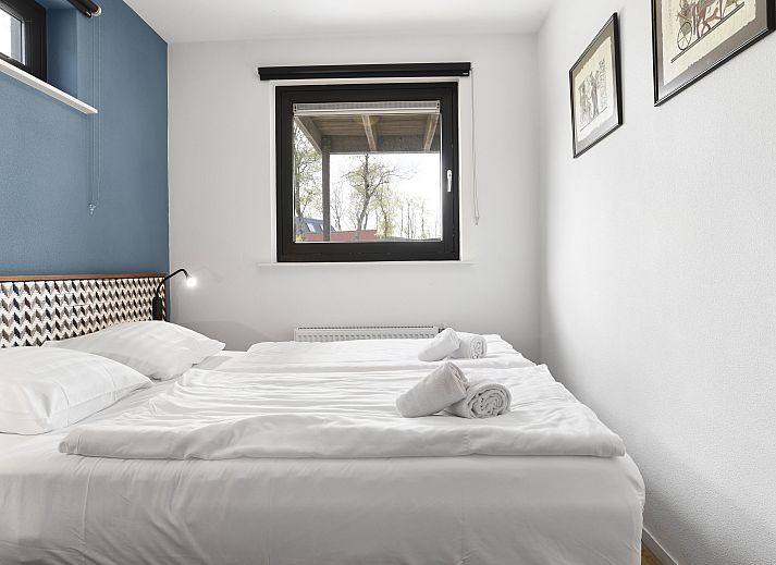 Moderne zithoek in Waterpark Sneekermeer 6-persoons woning 6C1, Terherne, Friese meren.