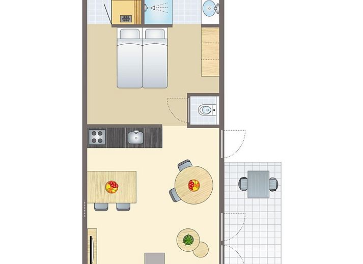 Verblijf 120216 - Bungalow Sneekermeer - 2-persoons bungalow | 2B