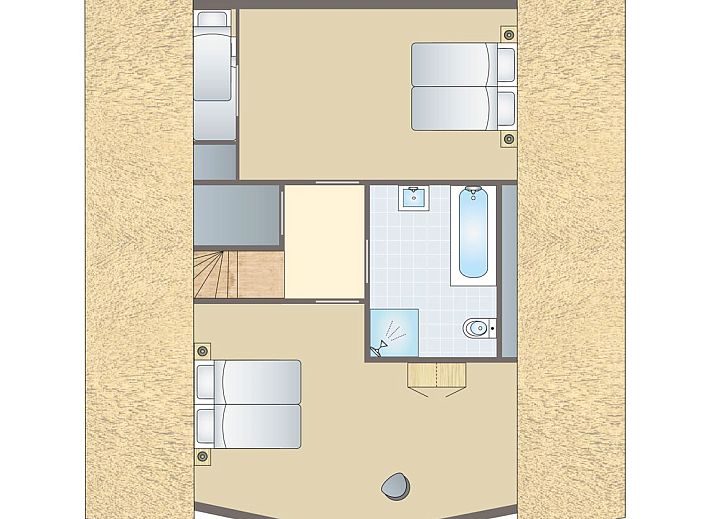 Unterkunft 120247 - Bungalow Sneekermeer - Waterpark Terherne | 6-8-persoons waterwoning - Buitenvaart 