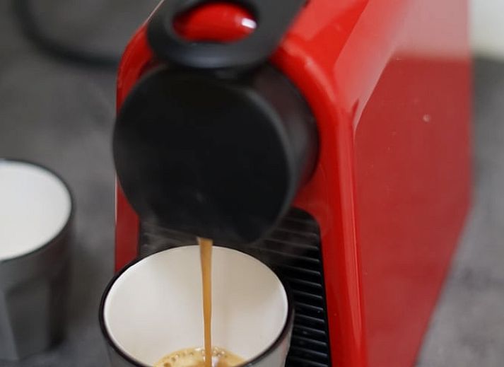 Stijlvolle binnenruimte van Vakantiehuisje in Uitwellingerga, met moderne keuken en comfortabele zithoek.