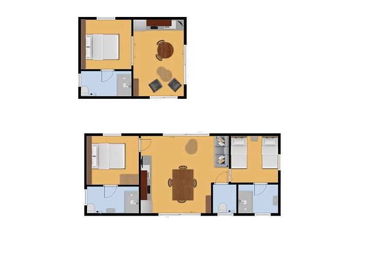 Unterkunft 120722 - Mobilheim Sneekermeer - Duo chalet de Catamaran