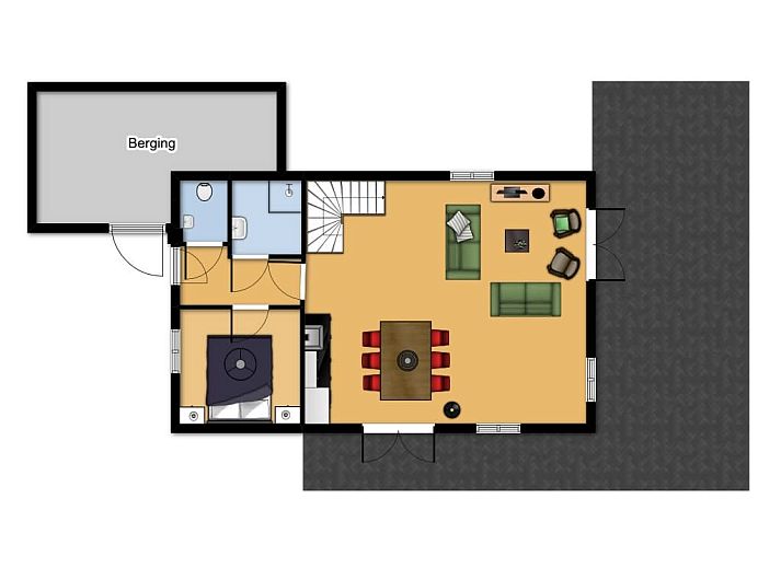 Unterkunft 120725 - Ferienhaus Sneekermeer - 6p. Luxe waterwoning de Zomertaling