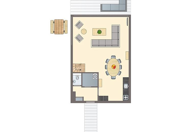 Unterkunft 140304 - Bungalow Princehof/Alde feanen - 6-persoons waterwoning | 6CE