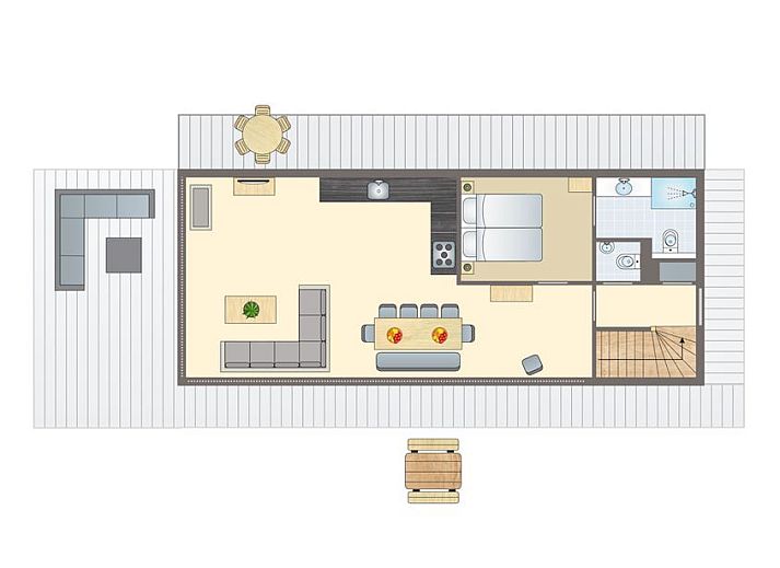 Unterkunft 140306 - Bungalow Princehof/Alde feanen - 10-persoons waterwoning | 10CE