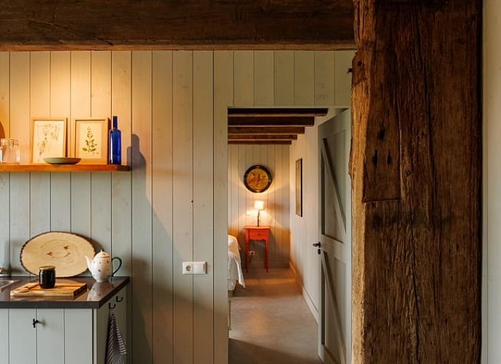 Vakantiehuis in Grou, Grouw, met uitzicht op historische boerderij en tuin, Friese meren.