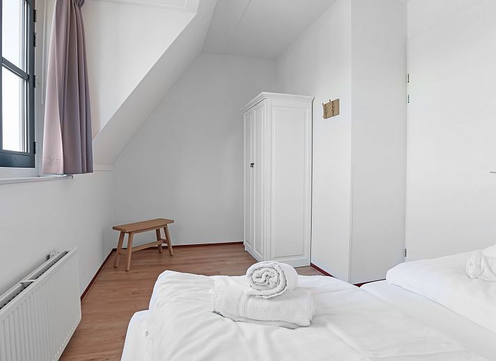 Knusse woonkamer in Esonstad 4B1 maisonnette, Anjum, Friese meren.