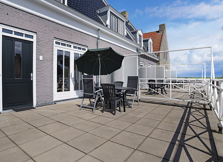 Gezellige zithoek in Esonstad 4-persoons maisonnette, Anjum, Lauwersmeer.