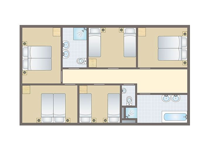 Unterkunft 1605143 - Bungalow Lauwersmeer - Esonstad | 10-persoons woning | 10F2