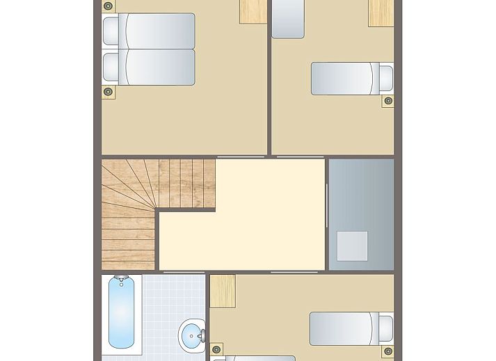 Guest house 1605167 - Bungalow Lauwersmeer - Esonstad | 6-persoons kinderbungalow | 6CK