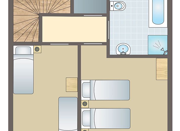 Unterkunft 1605194 - Bungalow Lauwersmeer - Esonstad | 6-persoons woning - Waterwoning | 6D3