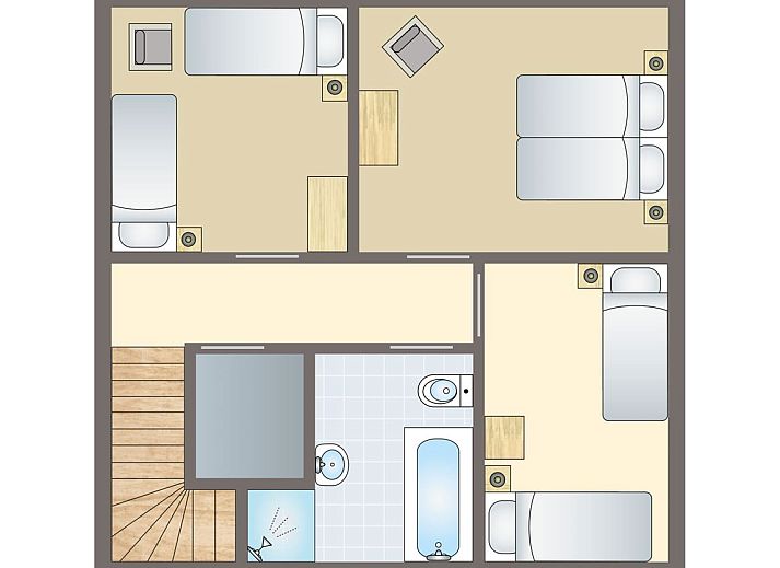 Unterkunft 1605208 - Bungalow Lauwersmeer - Esonstad | 6-persoons woning - Rietwoning | 6D3