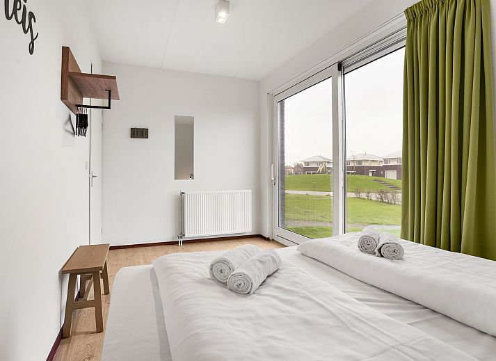 Plattegrond van Esonstad 6-persoons Torenwoning in Anjum, Lauwersmeer. Gezellige woonruimte met moderne meubels en ruime indeling.