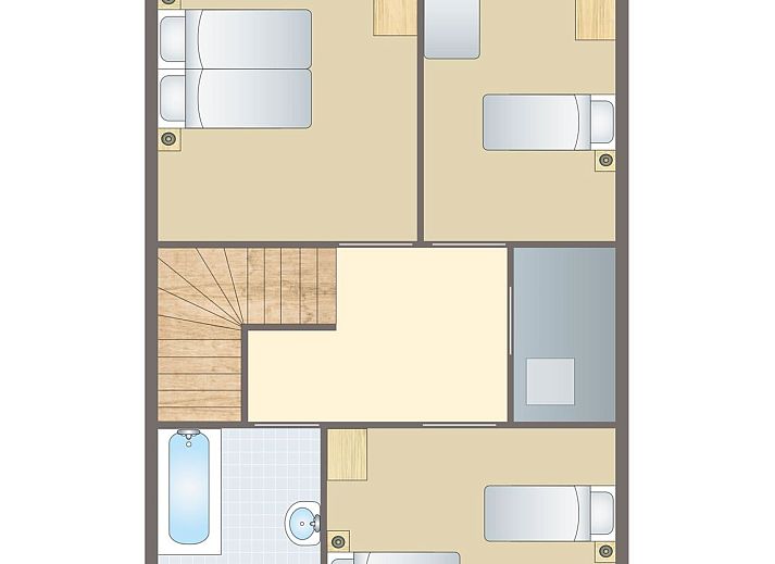 Verblijf 1605218 - Bungalow Lauwersmeer - Esonstad | 6-persoons woning | 6D2