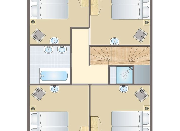 Unterkunft 1605221 - Bungalow Lauwersmeer - Esonstad | 12-persoons woning | 12G