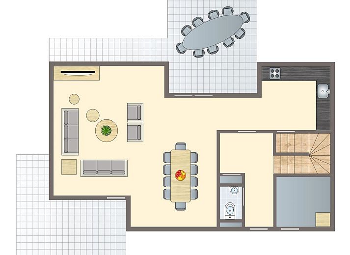 Unterkunft 1605232 - Bungalow Lauwersmeer - Esonstad | 10-persoons woning | 10F2