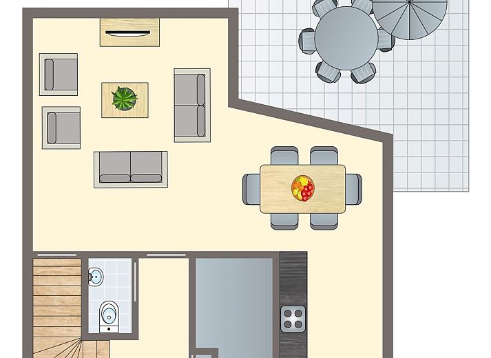 Unterkunft 1605235 - Bungalow Lauwersmeer - Esonstad | 6-persoons woning | 6L2