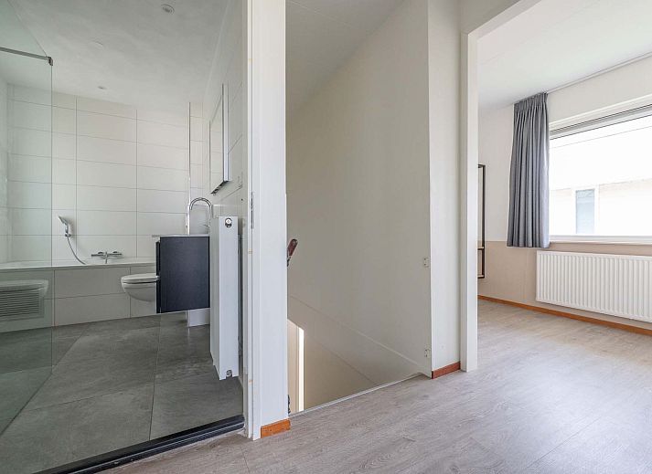 Enjoy the view from the terrace of the Detached house in Anjum, located on the water in Lauwersmeer, Frisian Lakes.