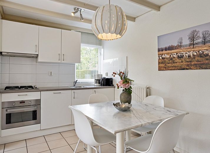 Luchtfoto van Het Kleine Verschil, een charmant vakantiehuis in Zwiggelte, Drenthe.