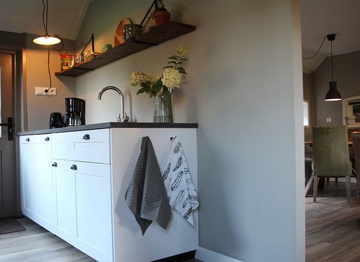 Vakantiehuis in Beilen, Midden Drenthe met terras en herfstige tuin.