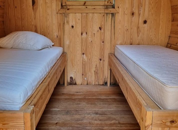 Wooden cottage in Grolloo with terrace in the nature of Middle Drenthe, Drenthe.