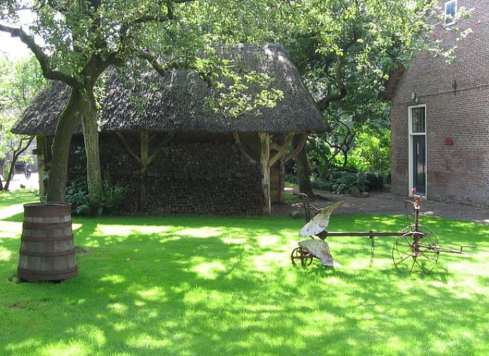 Comfortable bedroom in vacation home Orvelte, Central Drenthe with skylight.