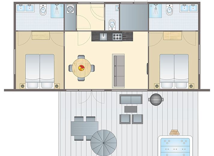 Verblijf 171608 - Bungalow Midden Drenthe - 4-persoons villa | 4CE1