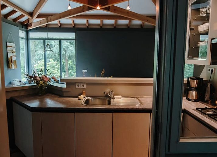 Aussenansicht des Ferienhauses in Gasselte, Ferienunterkunft im gruenen Drenthe.