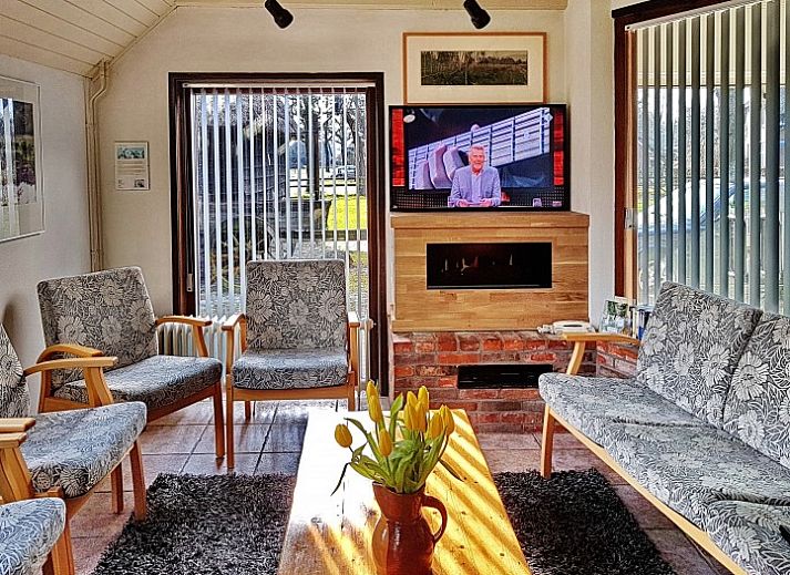 't Anderhoes in Anderen, Drenthe: charmante vakantieboerderij met rieten dak en groene tuin.