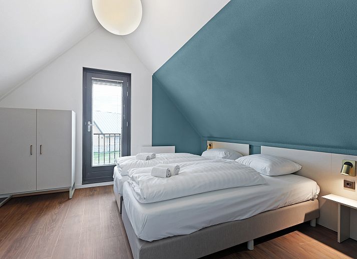 Moderne woonkamer in 6-persoons woning 6ELW, vakantiehuis in Westerbork, Drenthe.