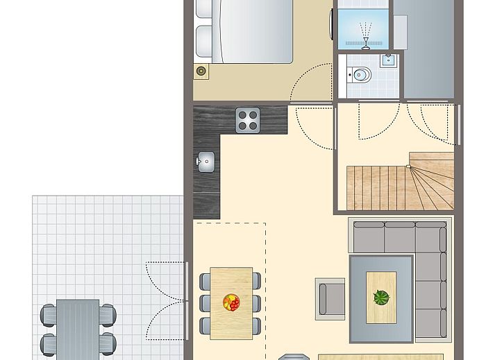 Guest house 172529 - Bungalow Midden Drenthe - 6-persoons woning | 6L