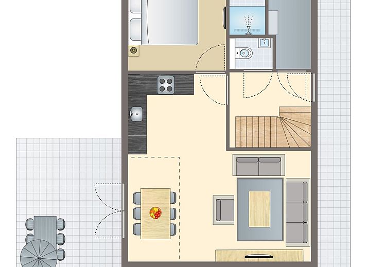 Verblijf 172537 - Bungalow Midden Drenthe - 6-persoons kinderwoning | 6CK