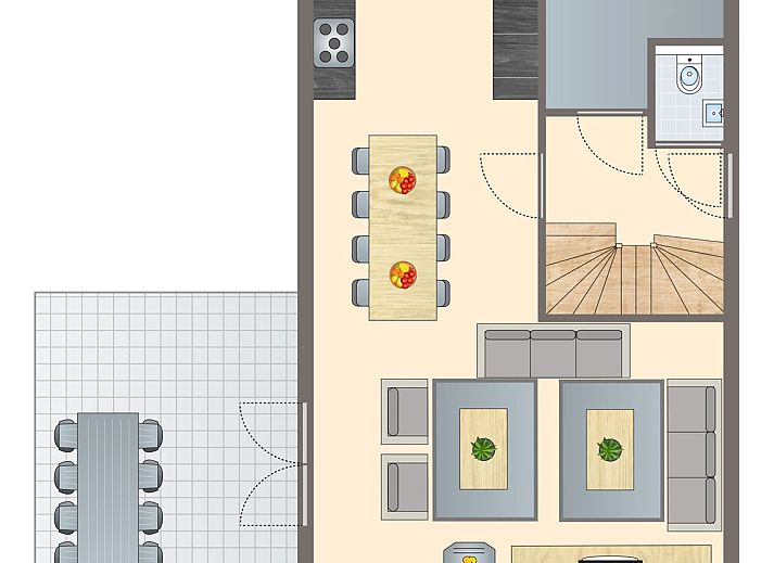 Verblijf 172548 - Bungalow Midden Drenthe - 8-persoons woning | 8L