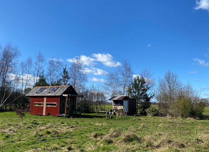 Charmantes rotes Cottage Cottage in Mantinge in Zentral-Drenthe, umgeben von Natur.