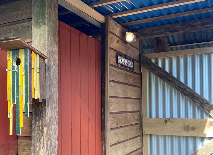 Gemuetliches Schlafzimmer mit Dachfenster in Cottage in Mantinge, Ferienhaus in Zentral-Drenthe, Drenthe.