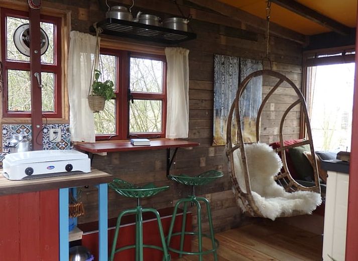 Breathtaking sunset near cottage in Mantinge, Middle Drenthe.