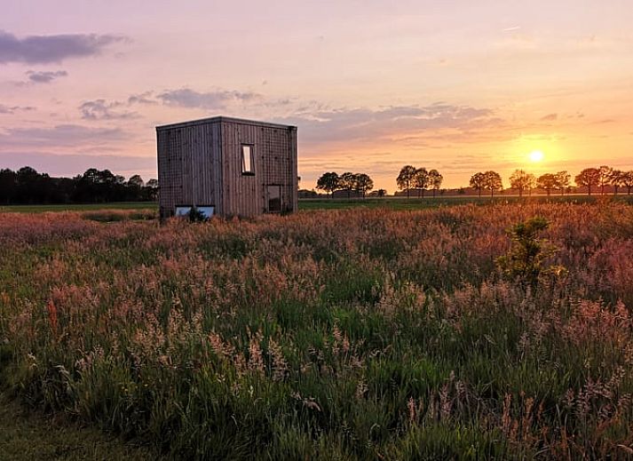 Enjoy a beautiful sunset at Holiday home in Mantinge, a unique vacation home in Central Drenthe, Drenthe.