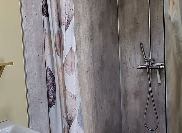 Rustikales Ferienhaus in Mantinge, Zentral-Drenthe, mit schoener Aussicht auf Wildblumen und Waelder.