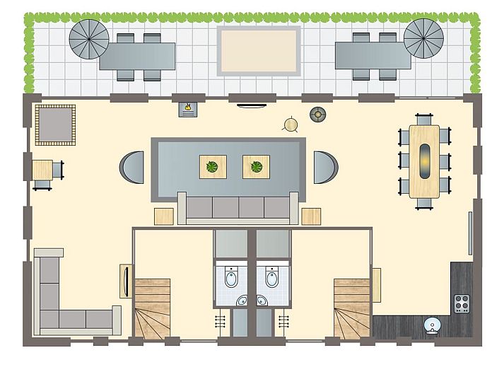 Unterkunft 1732100 - Bungalow Midden Drenthe - Hof van Saksen | 8-persoons 'kinder'boerderij | 8CK