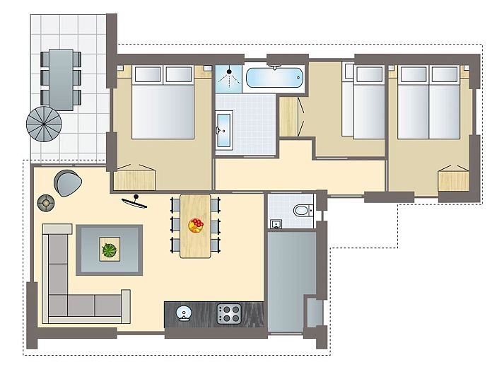 Verblijf 1732106 - Bungalow Midden Drenthe - Hof van Saksen | 6-persoons bungalow | 6B1