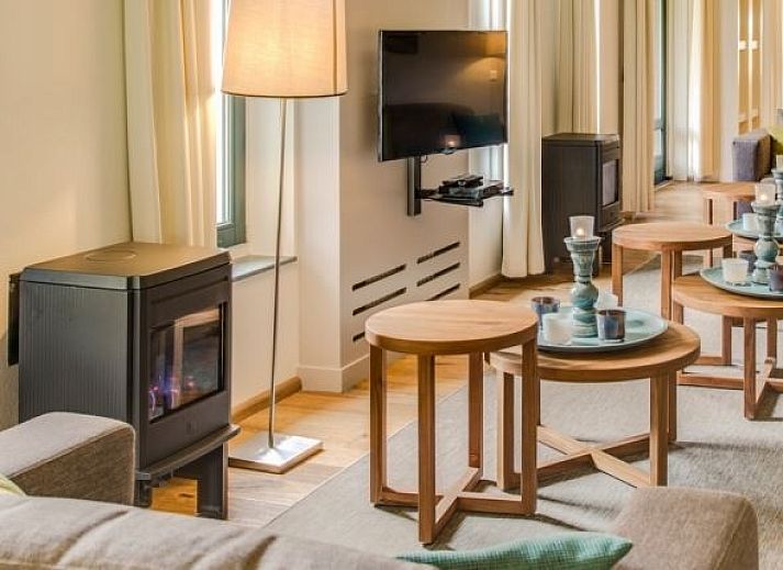 Plattegrond van Hof van Saksen 18-persoons boerderij in Nooitgedacht, Drenthe. Ruime indeling met moderne voorzieningen.