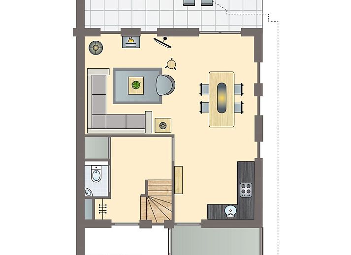 Unterkunft 173266 - Bungalow Midden Drenthe - Hof van Saksen | 4-persoons boerderij | 4CE1