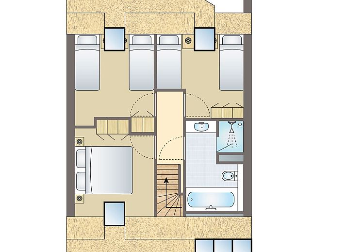 Verblijf 173270 - Bungalow Midden Drenthe - Hof van Saksen | 6-persoons boerderij | 6CE