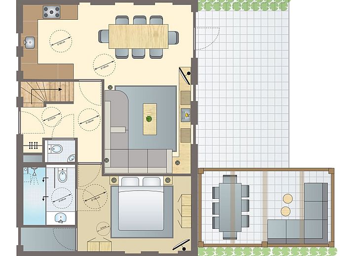Unterkunft 173271 - Bungalow Midden Drenthe - Hof van Saksen | 8-persoons boerderij - Extra toegankelijk |